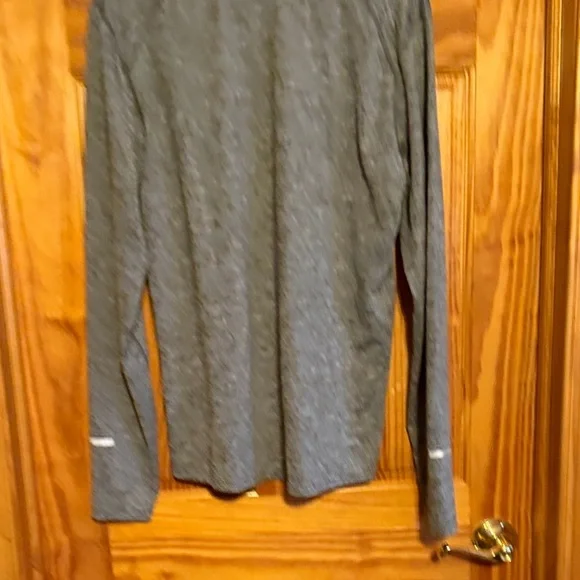 Nike Dri-FIT Element Heather Gray men's 1/4-zip running top - Picture 7 of 10
